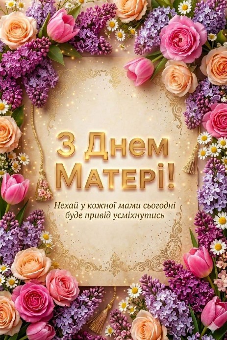 Листівка З Днем Матері