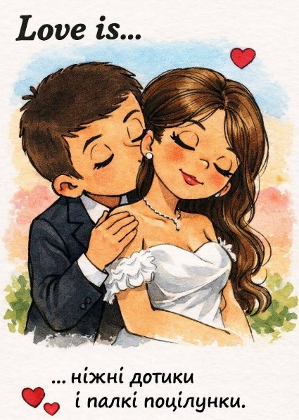 Love is - ніжні дотики і палкі поцілунки!