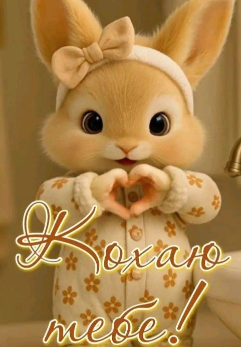 Кохаю тебе!