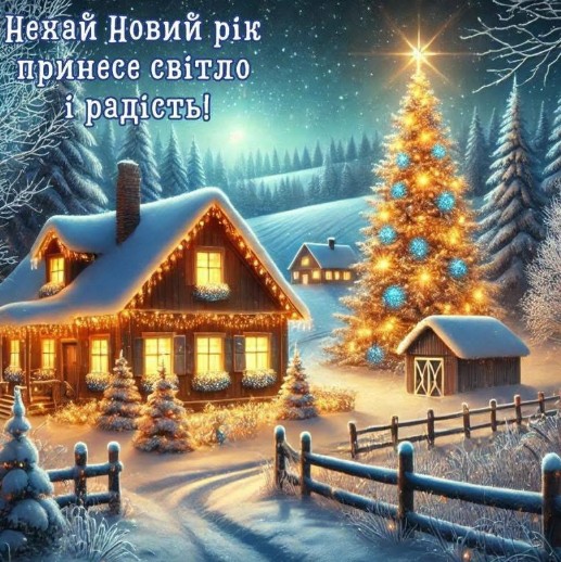 Нехай Новий рік принесе світло і радість!