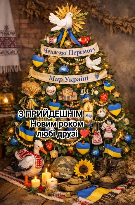 З прийдешнім Новим роком друзі